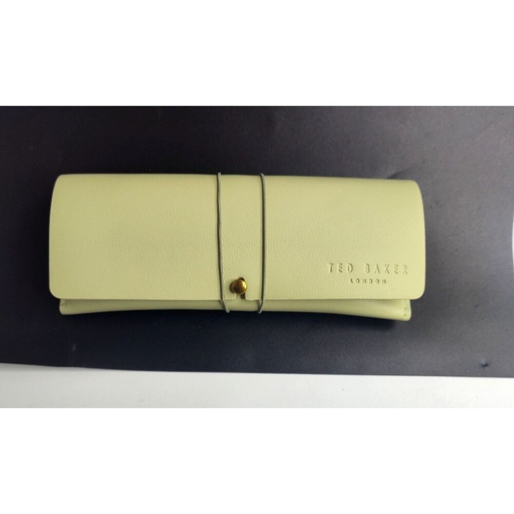 Ted Baker Eyeglasses Sunglasses Reading Glasses Soft Wrap Case  Lime Green EMPTY